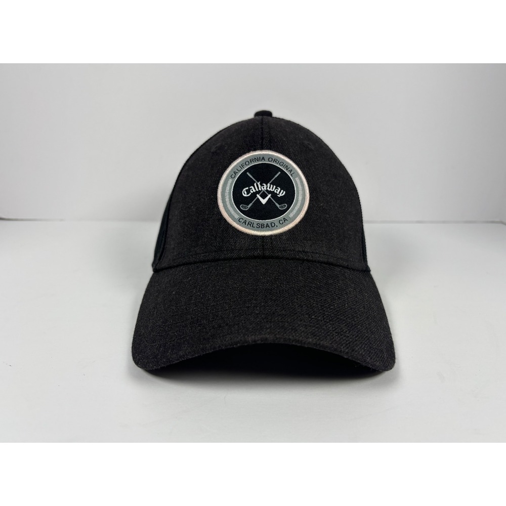 Callaway Golf Hat Black California Original Carlsbad Trucker Snapback Mesh Cap
